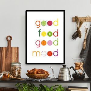 Good food good mood, poster