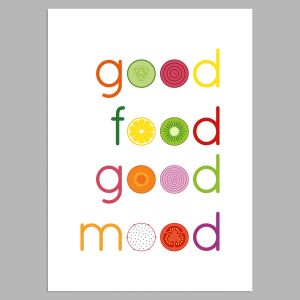Good food good mood, αφίσα, κάδρο 2