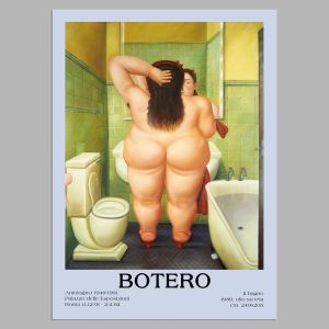 Exhibition Poster Botero, Roma 91-92,Poster 2