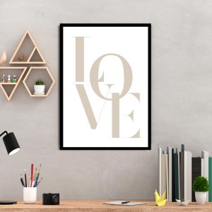 Light brown love, αφίσα, κάδρο