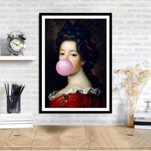 Louise Francoise de Bourbon, reart (original Francois de Troy), αφίσα, κάδρο
