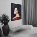 Canvas print Louise Francoise de Bourbon, reart (original Francois de Troy)