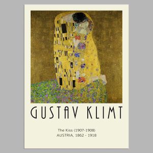 Αφίσα Έκθεσης The kiss, Klimt G., αφίσα, κάδρο 2