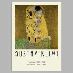Exhibition Poster The kiss, Klimt G, Poster