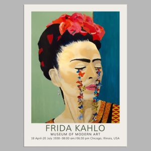 Exhibition Poster Frida butterly tears, poster 2