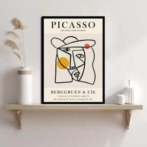 Αφίσα Έκθεσης Les dejeuners desinns, Picasso, αφίσα, κάδρο