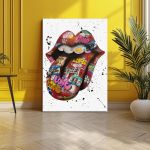 Πίνακας σε καμβά Teasing lips