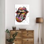 Πίνακας σε καμβά Teasing lips