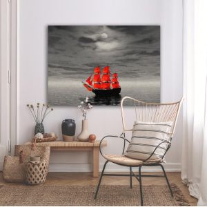 Canvas print Scarlet sails 2