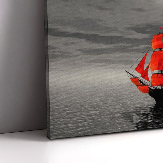 Canvas print Scarlet sails