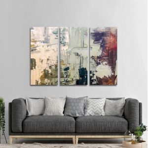 Canvas print Abstract selection XCVIX, 3 panels