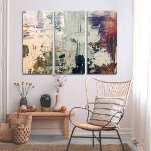Canvas print Abstract selection XCVIX, 3 panels 2