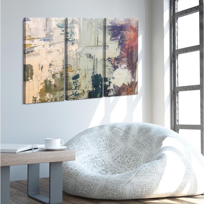 Canvas print Abstract selection XCVIX, 3 panels