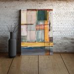 Canvas print Geometric Greece II, vertical