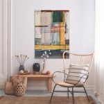 Canvas print Geometric Greece II, vertical