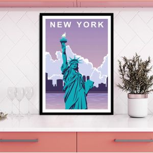 Travel destination, New York I, poster
