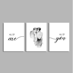 All of me all of you II, αφίσα, κάδρο, τρίπτυχο 2