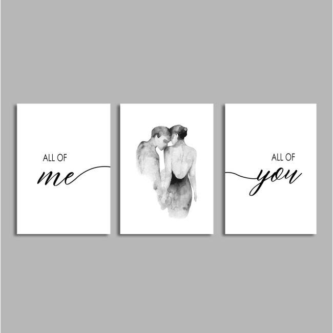 All ofall of you II, three panels poster