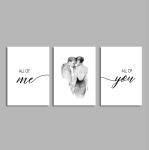 All ofall of you II, three panels poster