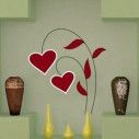 Wall stickers Flower of hearts