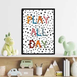 Play all day II, αφίσα, κάδρο