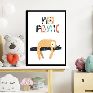 Βραδύπους no panic, Σκανδιναβικό στυλ, αφίσα, κάδρο 