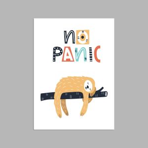 Βραδύπους no panic, Σκανδιναβικό στυλ, αφίσα, κάδρο  2