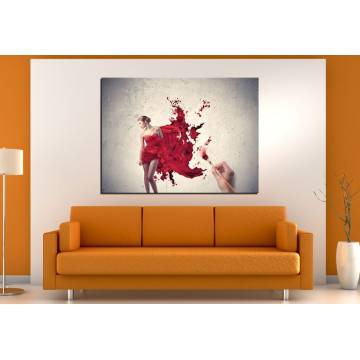 Canvas print Paint me!
