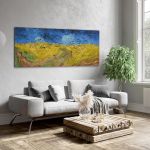 Canvas print Wheatfield with crows, Vincent van Gogh