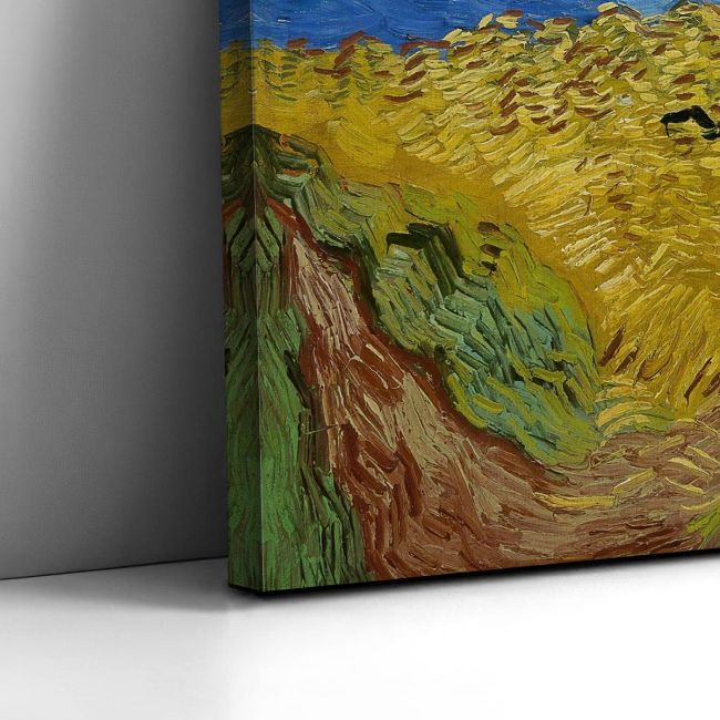 Canvas print Wheatfield with crows, Vincent van Gogh