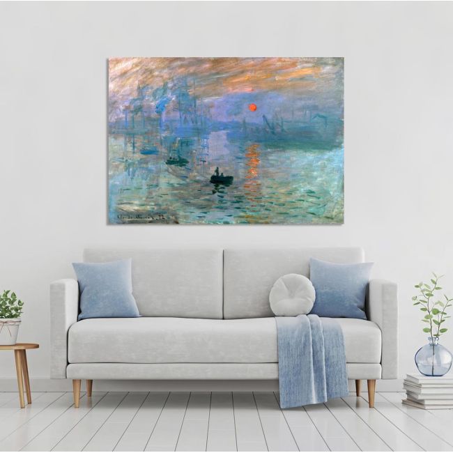 Πίνακας ζωγραφικής Impression sunrise, Monet
