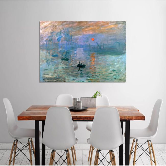 Πίνακας ζωγραφικής Impression sunrise, Monet