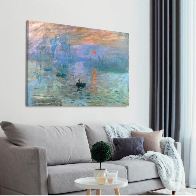 Canvas print Impression sunrise, Monet