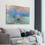 Πίνακας ζωγραφικής Impression sunrise, Monet