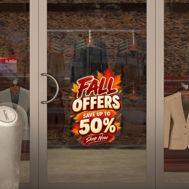 Shop window Summer Sales, art 2
