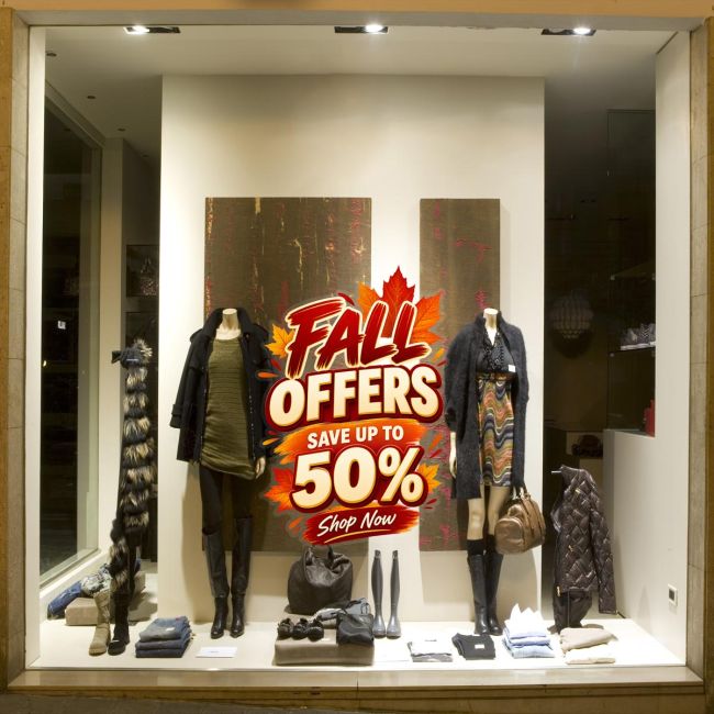 Shop window Summer Sales, art 2
