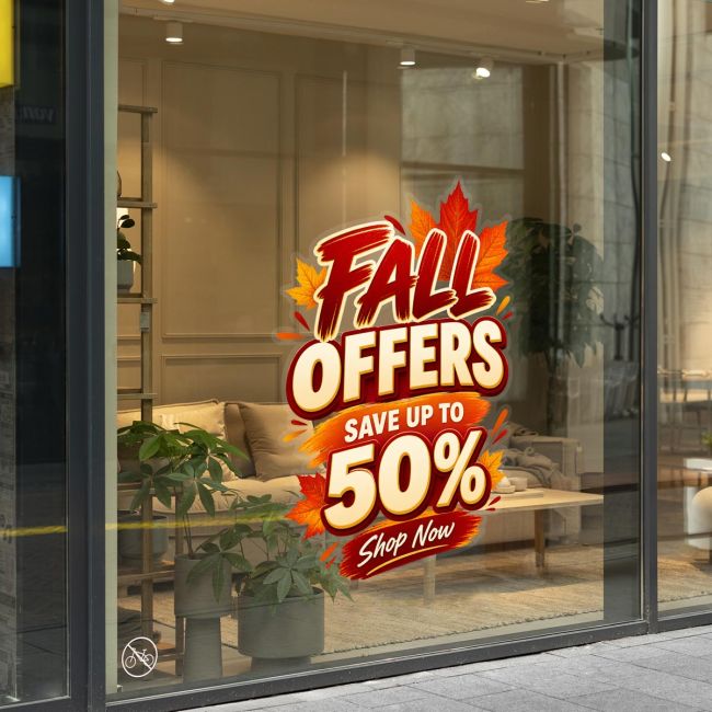 Shop window Summer Sales, art 2