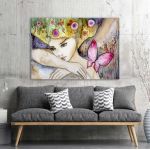 Canvas print Fairy woman