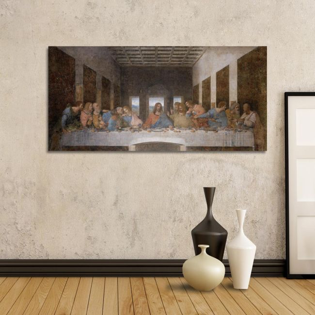 Πίνακας ζωγραφικής Μυστικός δείπνος, Leonardo da Vinci