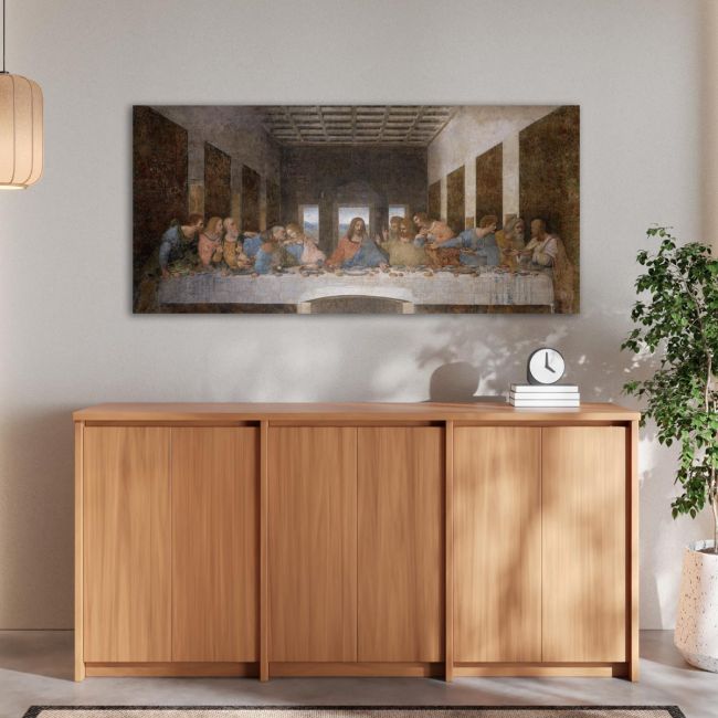 Canvas print The last supper, Leonardo da Vinci