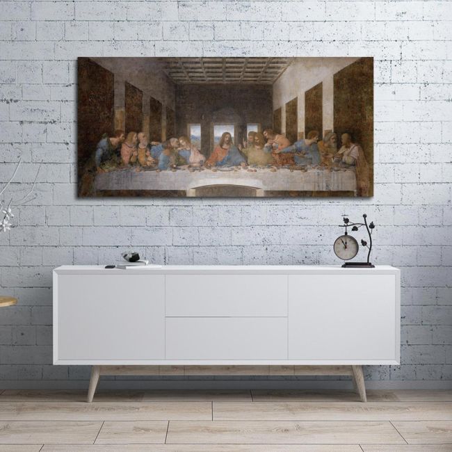 Πίνακας ζωγραφικής Μυστικός δείπνος, Leonardo da Vinci