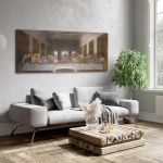 Canvas print The last supper, Leonardo da Vinci