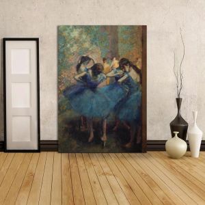 Πίνακας ζωγραφικής Dancers in blue, Edgar Degas