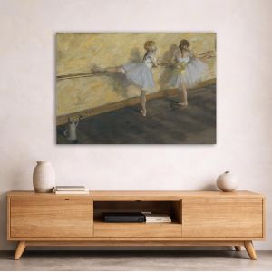 Πίνακας ζωγραφικής Dancers practicing at the barre, Degas E.