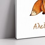 Πίνακας βάπτισης, Ελαφάκι με λουλούδια