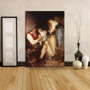 Canvas print The joy of parents, Gyzis N.