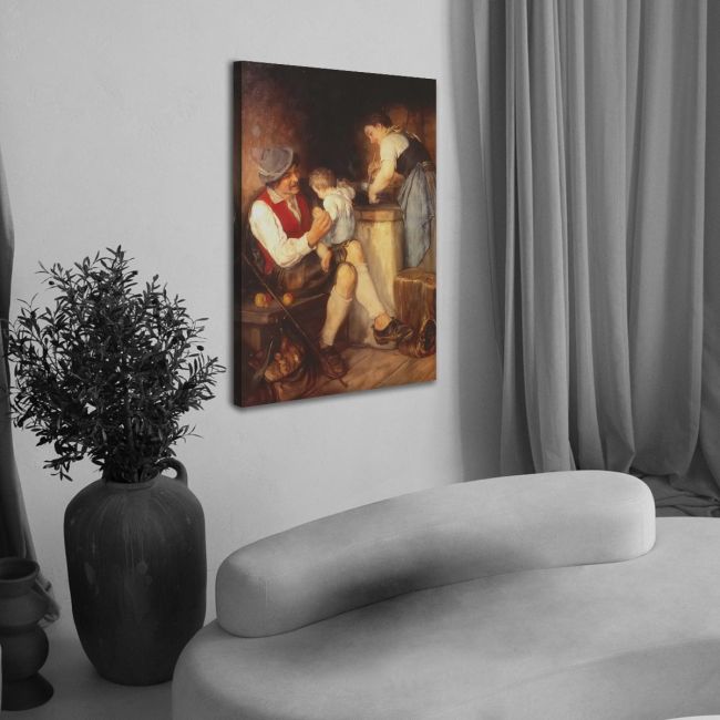 Canvas print The joy of parents, Gyzis N.