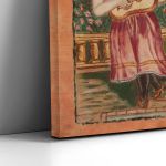 Canvas print Woman with guitar, Theofilos