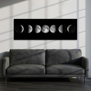 Πίνακας σε καμβά Moon phases, πανοραμικός