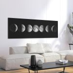 Πίνακας σε καμβά Moon phases, πανοραμικός